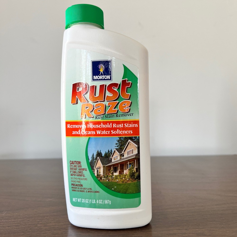 Morton Rust Raze Rust Stain Remover 20 oz Powder Household Water Softener Cleane